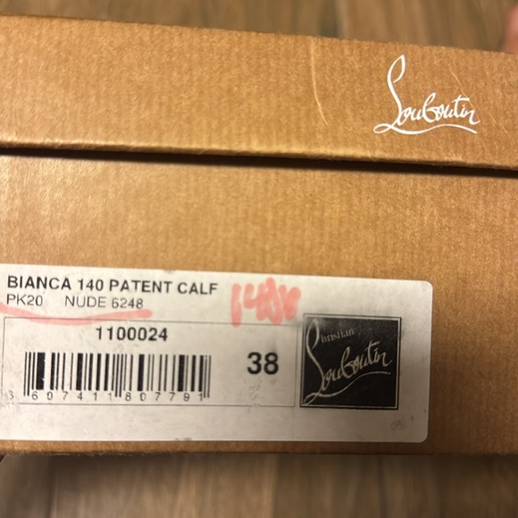 Christian Louboutin Patent Leather Platform Heels size 38 - Picture 7 of 8